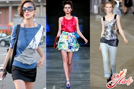 Модные майки женские: фото интересных фасонов