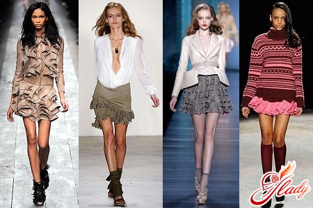 Юбка с оборкой: как и с чем ее правильно носить?