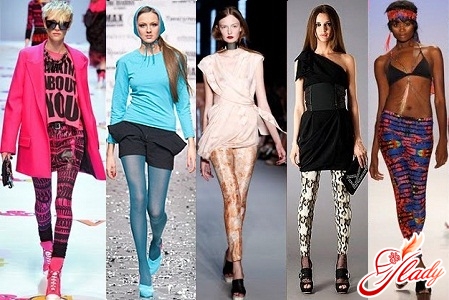 Модные колготки 2012